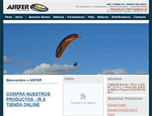 Tablet Screenshot of airfer.com